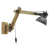 Applique en bois recyclé et métal Archi