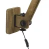 Applique en bois recyclé et métal Archi