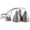 Suspension 3 lampes en zinc
