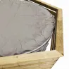 Habillage en bois pour spa gonflable Decorspa