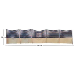 Pare-vent tissu 100% coton 5 x 0.9 m