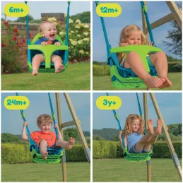 Portique en bois balançoire Forest avec siège bébé offert