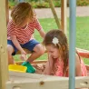 Aire de jeux en bois Castelwood avec cuisine extérieure offerte