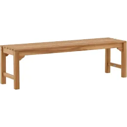 Banc de jardin en teck Kenya