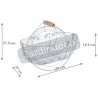 Panier de peche coquillage 20 litres