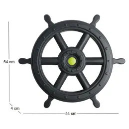 Volant en plastique bateau pirate XXL
