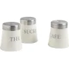 Boîtes de conservation thé sucre café (Lot de 3)