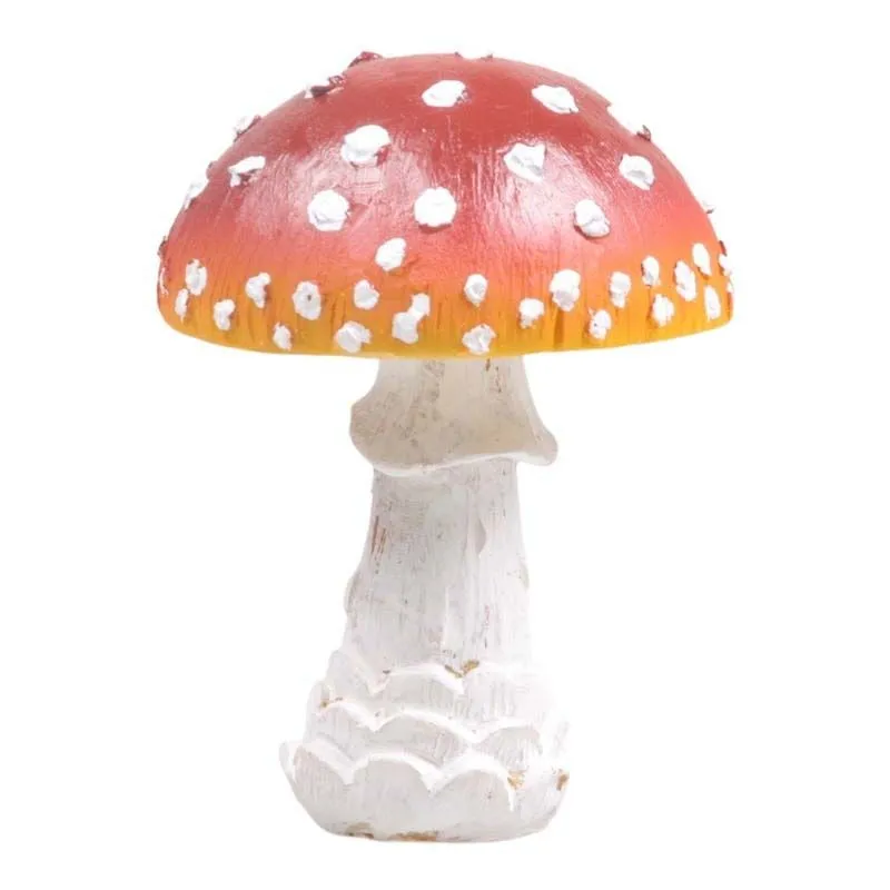 Champignon amanite tue-mouche en résine Forest