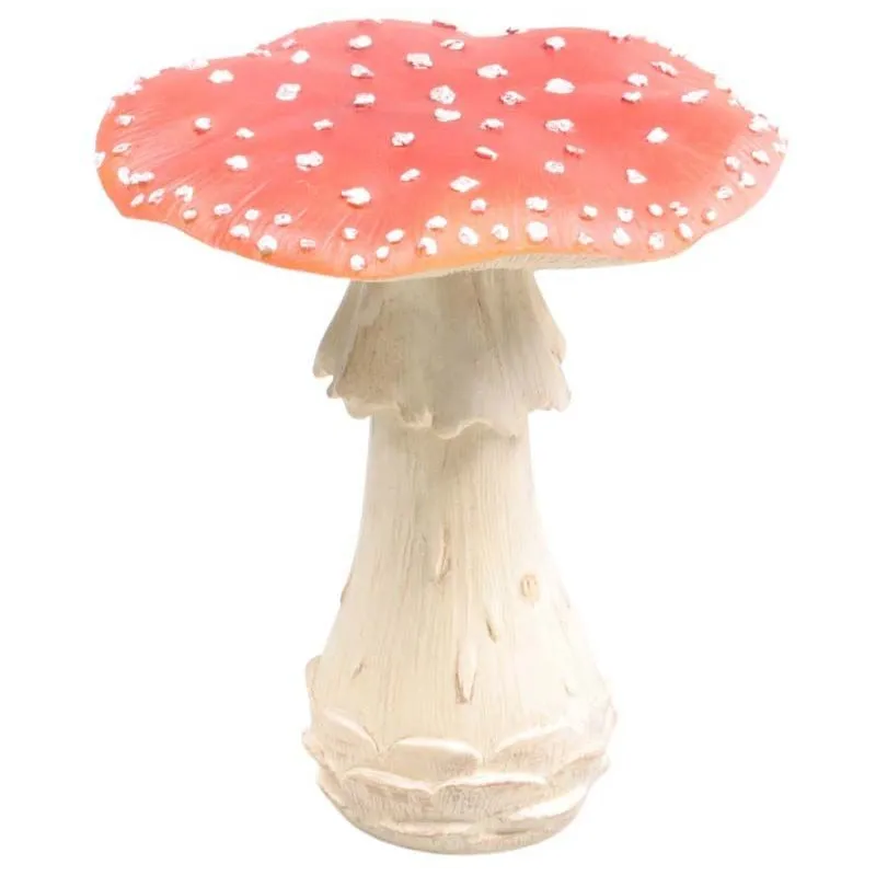 Champignon amanite tue-mouche en résine Forest