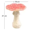 Champignon amanite tue-mouche en résine Forest