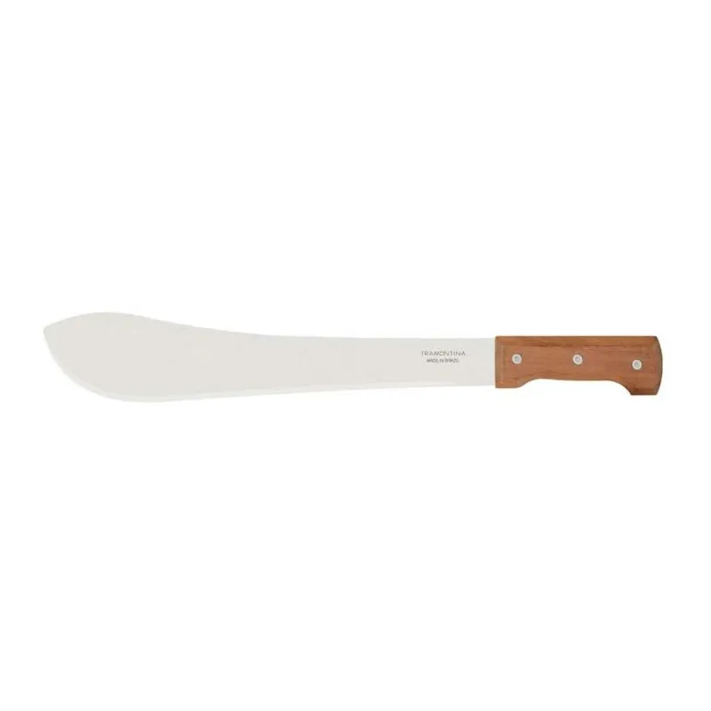 Machette en acier carbone et bois
