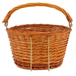 Panier à vélo enfant en osier