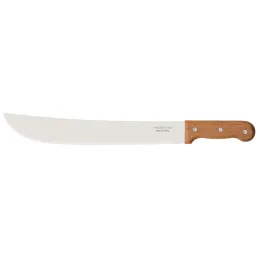 Machette en acier carbone et bois