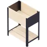 Jardinière en bois et métal Modern