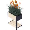Jardinière en bois et métal Modern