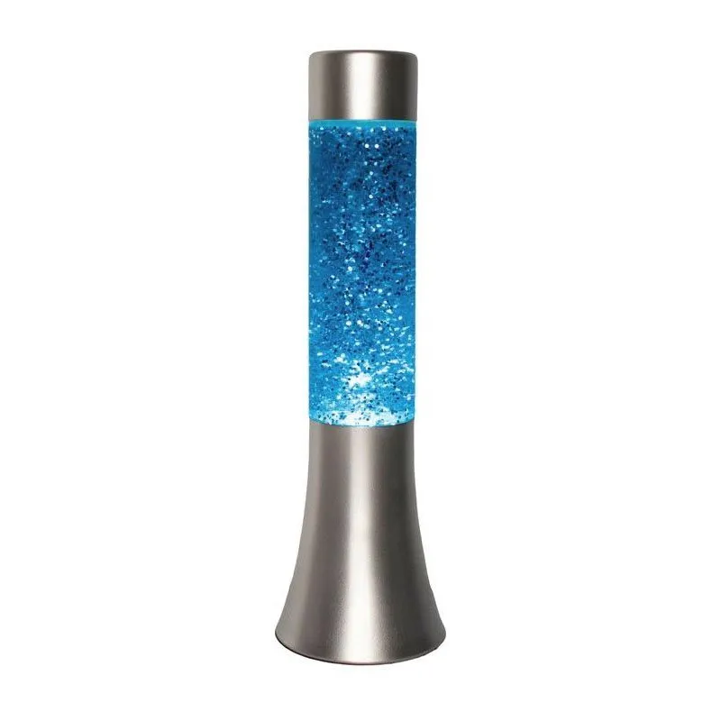 Mini lampe à poser en métal et verre Paillettes