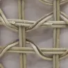 Panier à linge en poelet gris (Lot de 2)