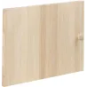 Kit de portes en pin massif pour étagères Gala