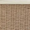 Panier à linge avec corbeilles en papier cordé (Lot de 7)