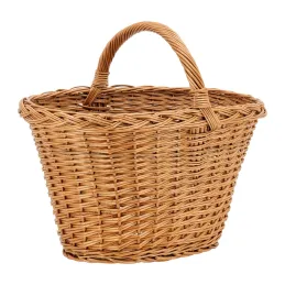 Panier de marché en osier buff