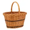 Panier de marché en osier buff