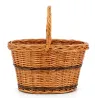 Panier de marché en osier buff