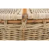 Panier pique-nique en poelet gris