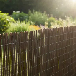 Canisse en osier naturel