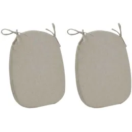 Assise de chaise écru (Lot de 2)