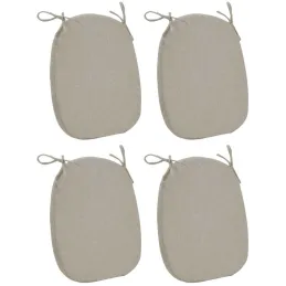 Assise de chaise écru (Lot de 4)