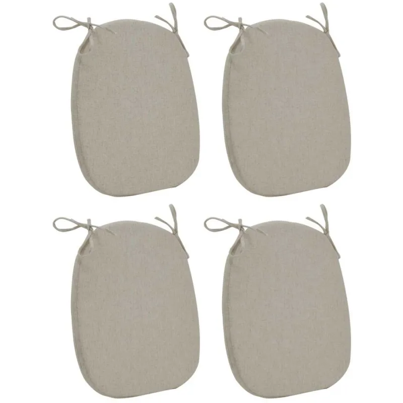 Assise de chaise écru (Lot de 4)