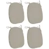 Assise de chaise écru (Lot de 4)