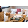 Sets de table en jonc de mer- Feuilles (Lot de4)