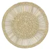 Sets de table en jonc de mer naturel ajouré