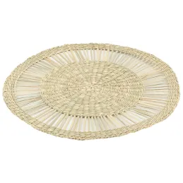 Sets de table en jonc de mer naturel ajouré