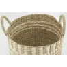 Cache-pots en jonc de mer naturel tressé (lot de 3)
