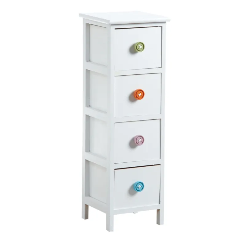 Commode 4 tiroirs avec boutons