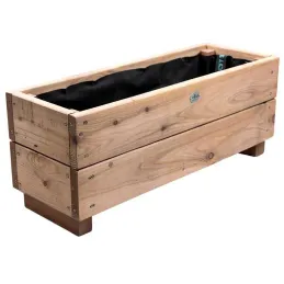 Jardinière en mélèze Moline 60 x 22 x 20 cm