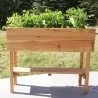 Potager sur pied en mélèze huilé Kid 75 x 24 x 60 cm