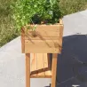 Potager sur pied en mélèze huilé Kid 75 x 24 x 60 cm