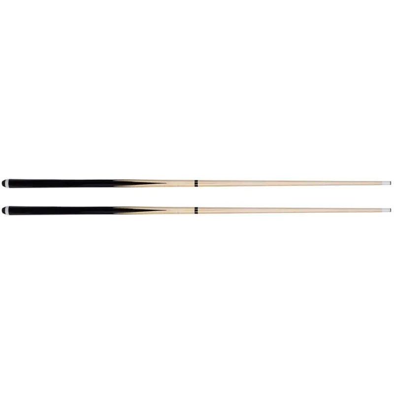 Set de 2 queues de billard en ramin 122 cm