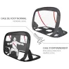 Cage de foot pliable 2 en 1 Newbie 120 x 90 cm
