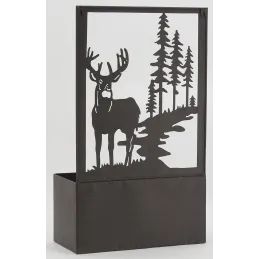 Jardinière en métal avec Treillis Cerf