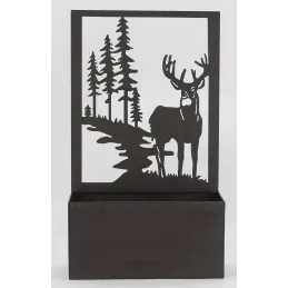 Jardinière en métal avec Treillis Cerf