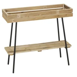 Potager sur pieds en bois recyclé