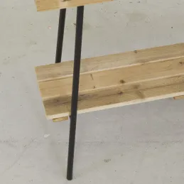 Potager sur pieds en bois recyclé