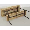 Potager sur pieds en bois recyclé