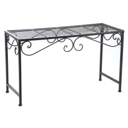 Sellettes porte-plantes en métal vieilli (Lot de 2)