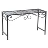 Sellettes porte-plantes en métal vieilli (Lot de 2)