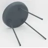 Table d'appoint ronde en métal